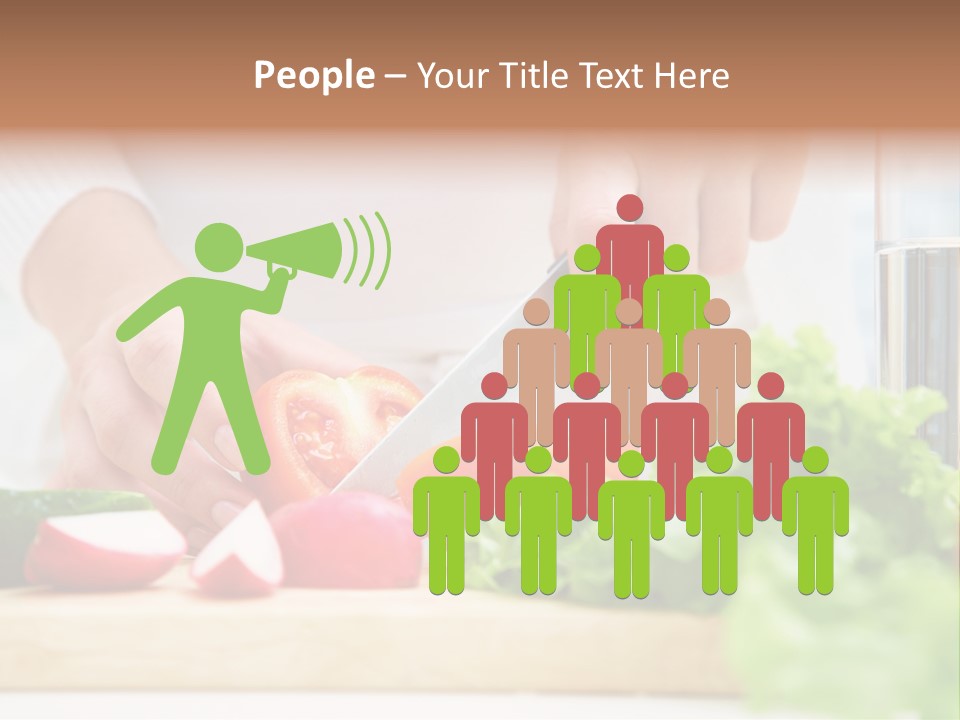 Red Woman Lifestyles PowerPoint Template