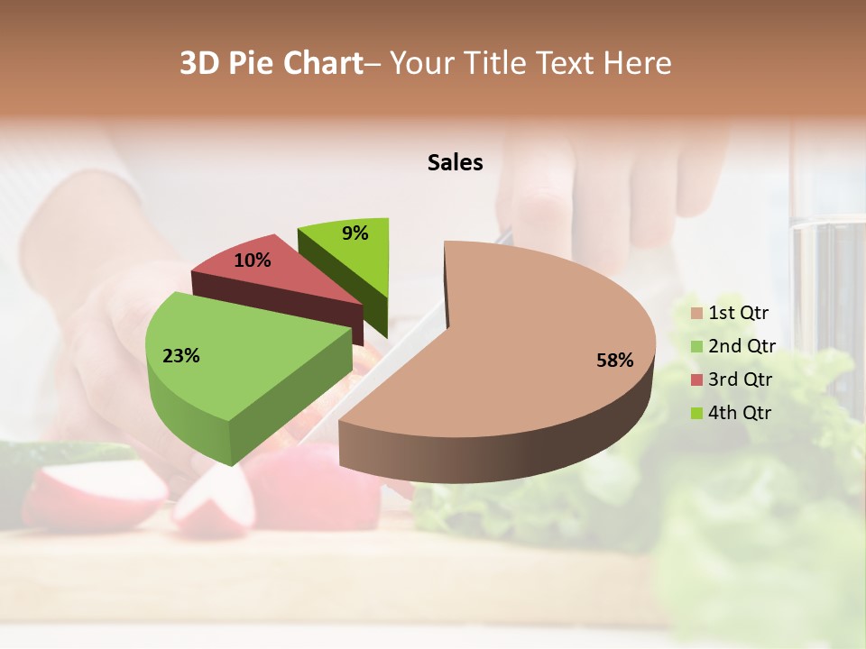 Red Woman Lifestyles PowerPoint Template