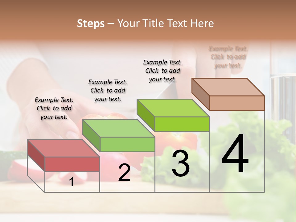Red Woman Lifestyles PowerPoint Template