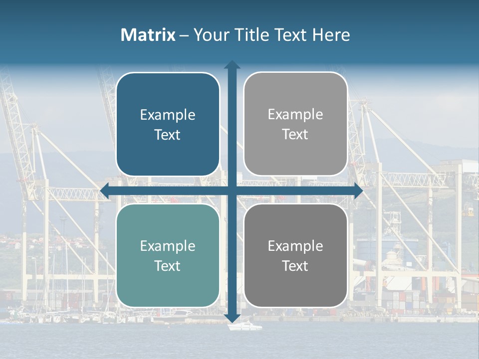 Dock Crane Port PowerPoint Template
