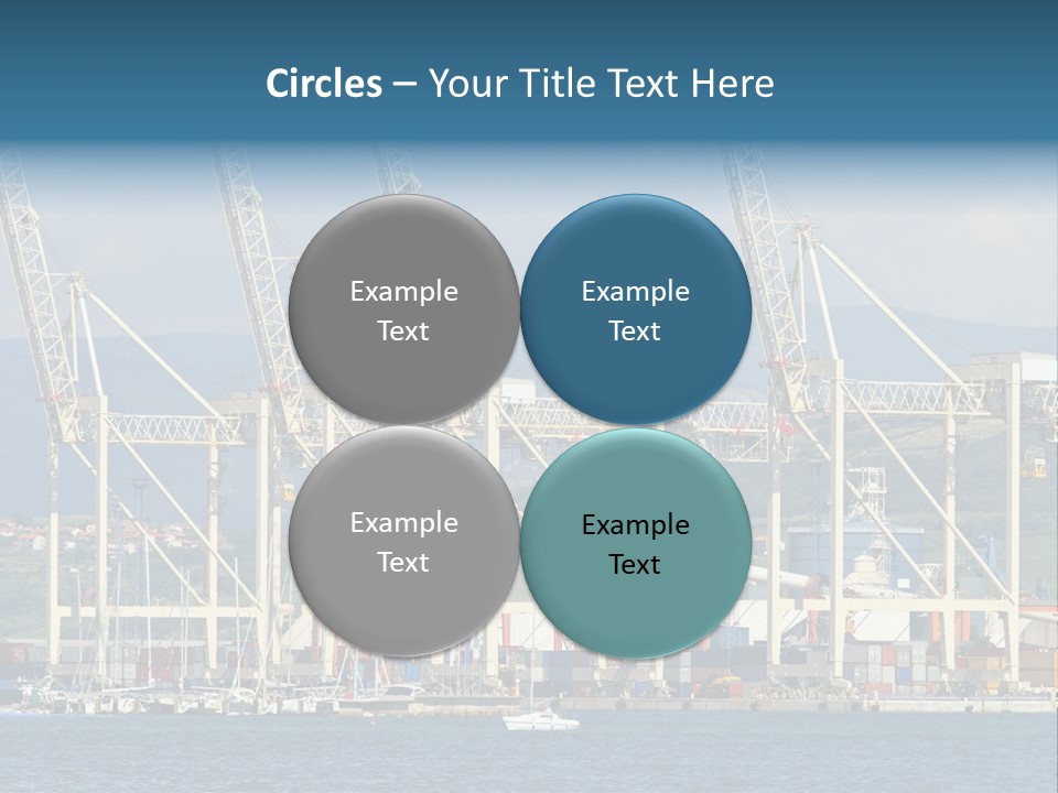 Dock Crane Port PowerPoint Template