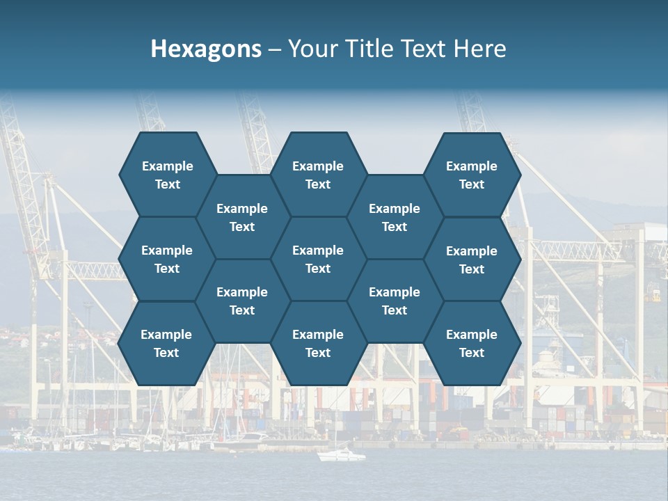 Dock Crane Port PowerPoint Template