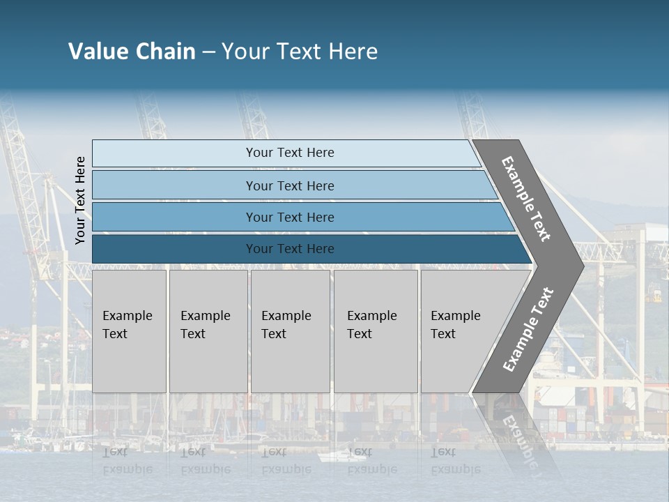 Dock Crane Port PowerPoint Template