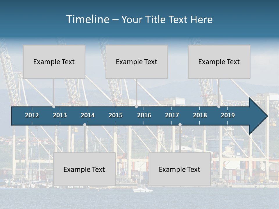 Dock Crane Port PowerPoint Template