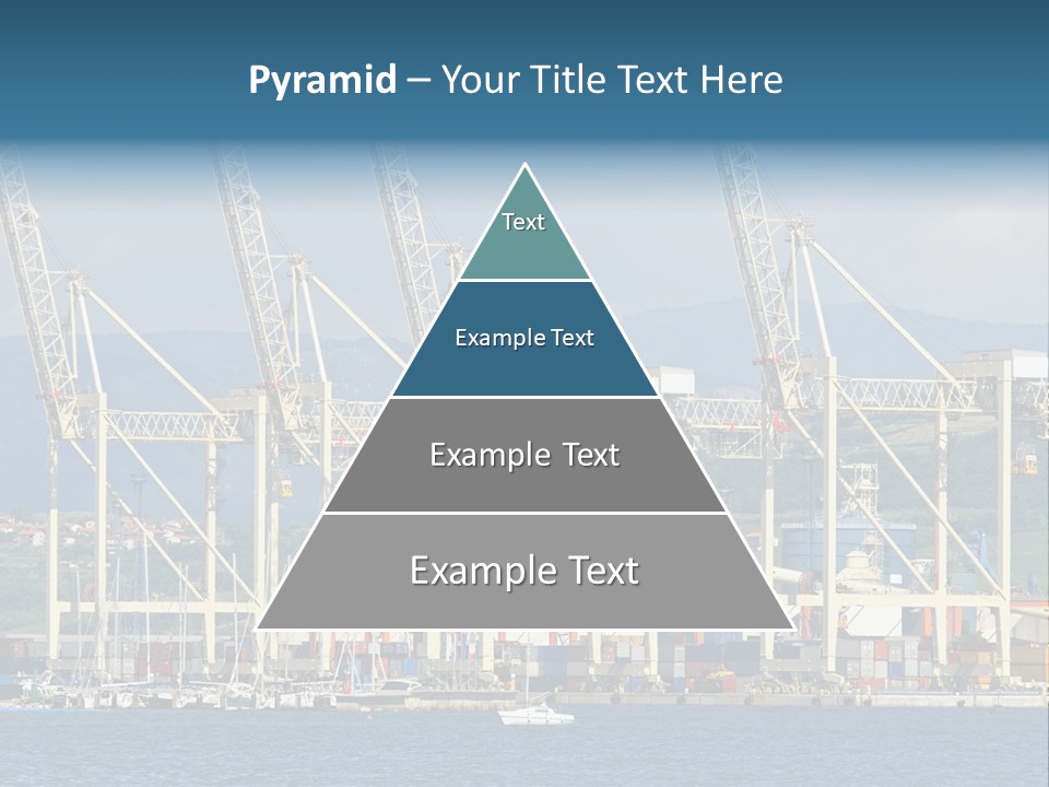 Dock Crane Port PowerPoint Template