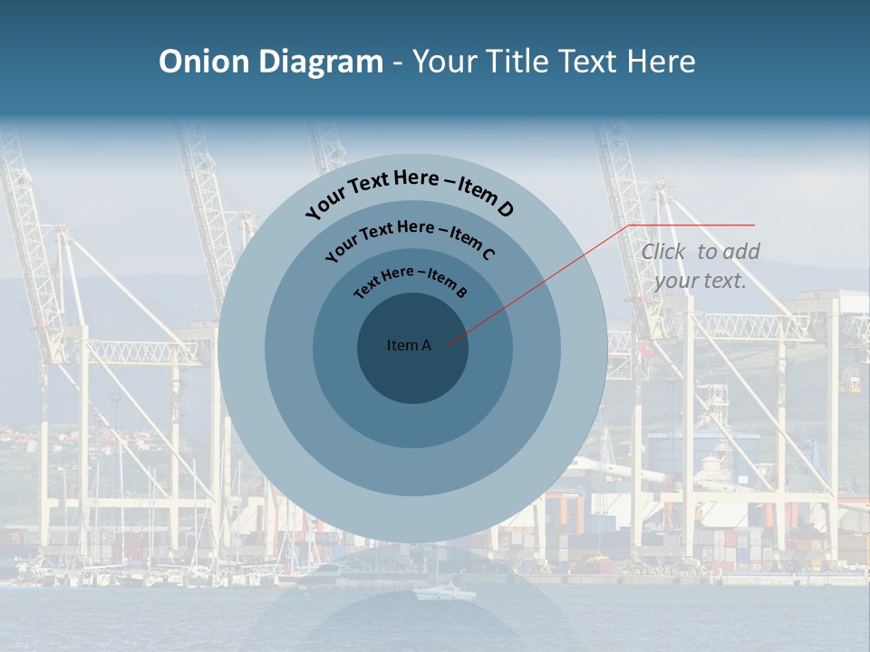 Dock Crane Port PowerPoint Template