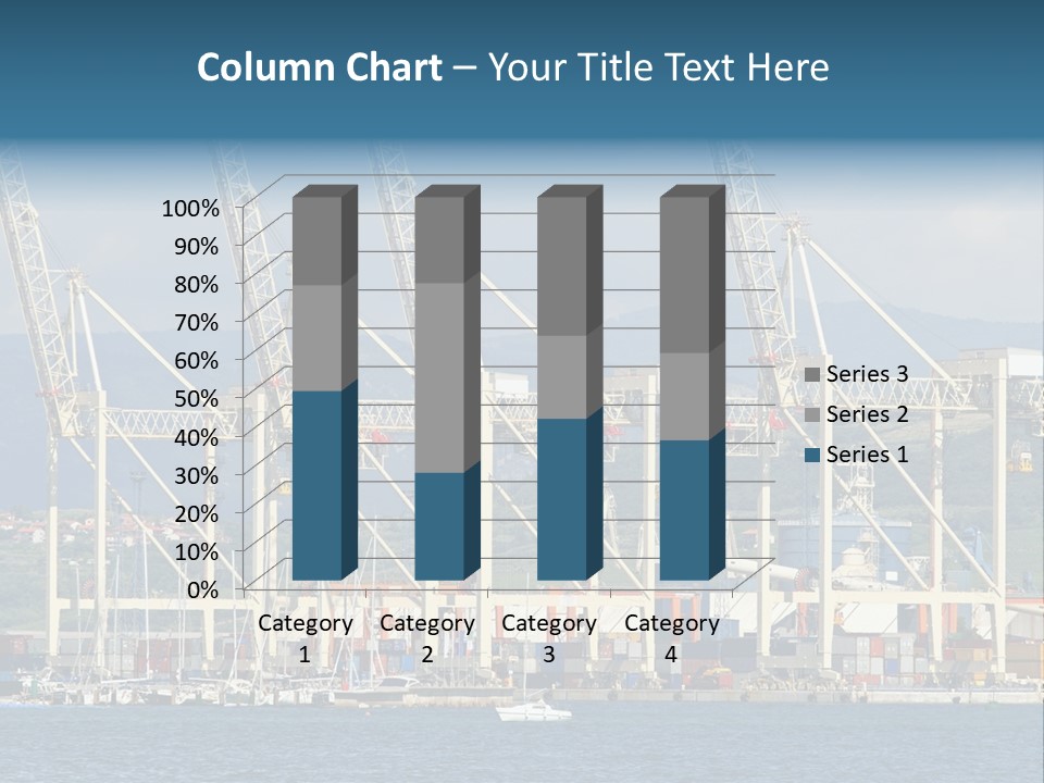 Dock Crane Port PowerPoint Template
