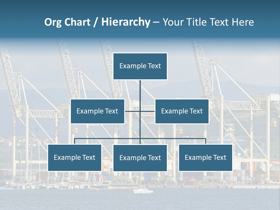 Dock Crane Port PowerPoint Template