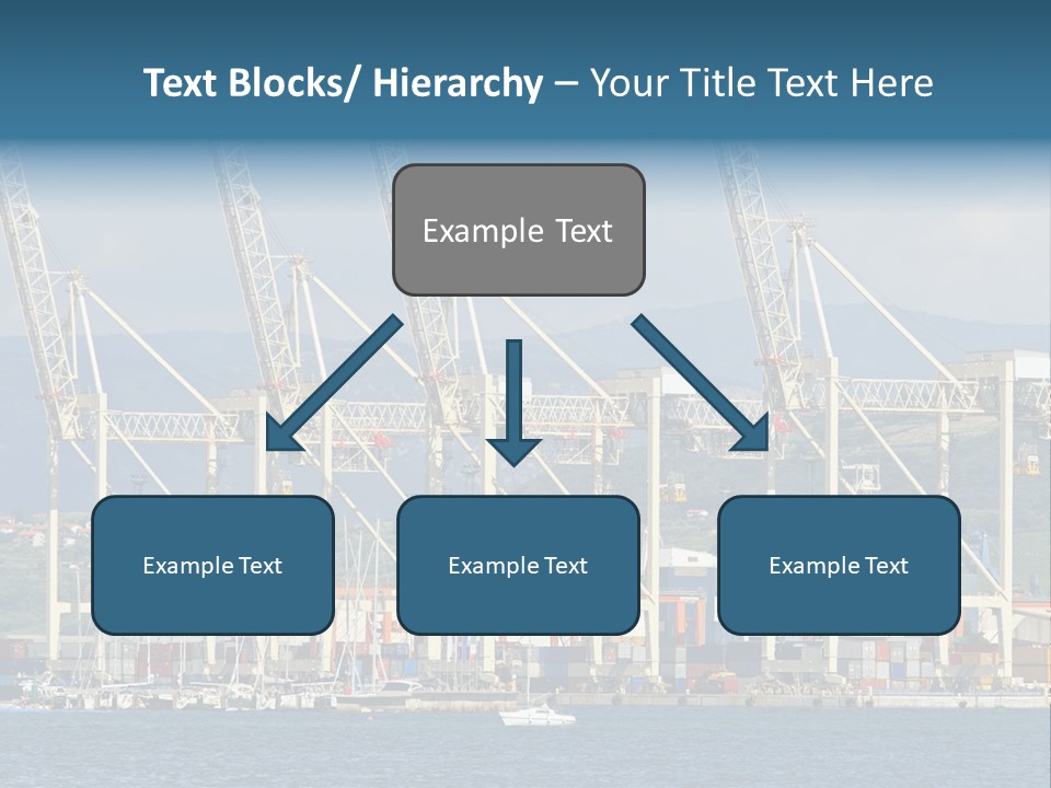 Dock Crane Port PowerPoint Template
