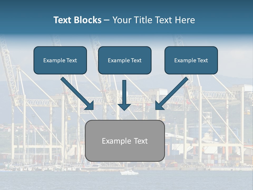 Dock Crane Port PowerPoint Template