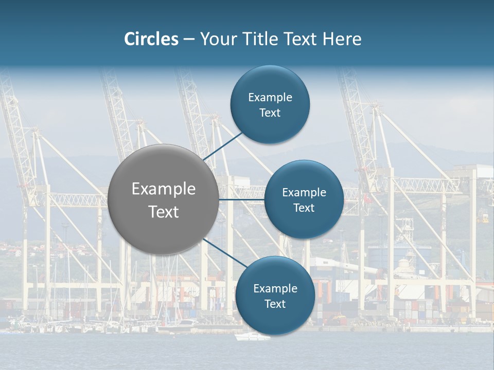 Dock Crane Port PowerPoint Template