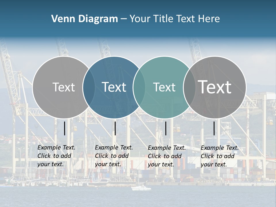 Dock Crane Port PowerPoint Template