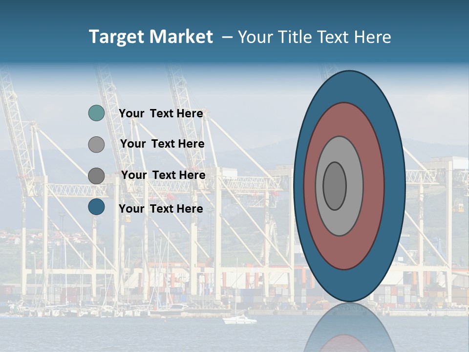 Dock Crane Port PowerPoint Template