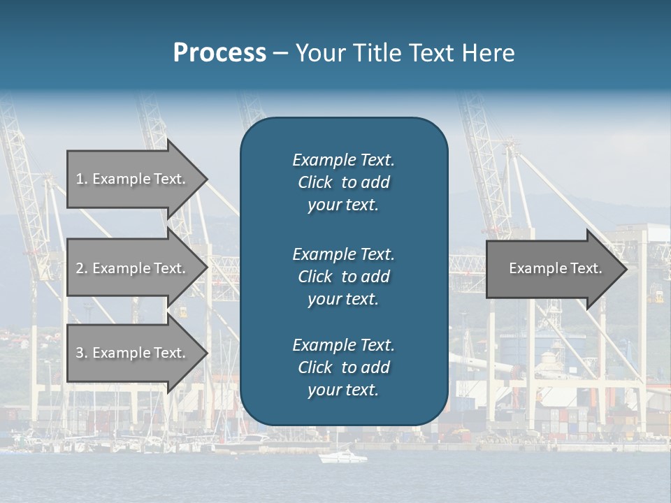 Dock Crane Port PowerPoint Template