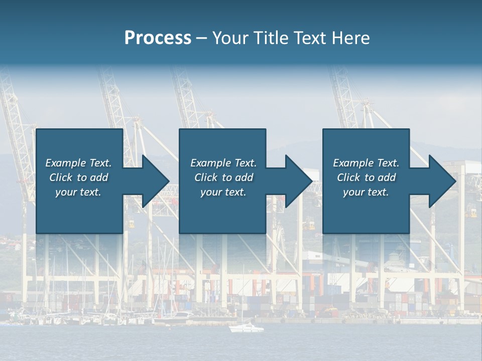 Dock Crane Port PowerPoint Template