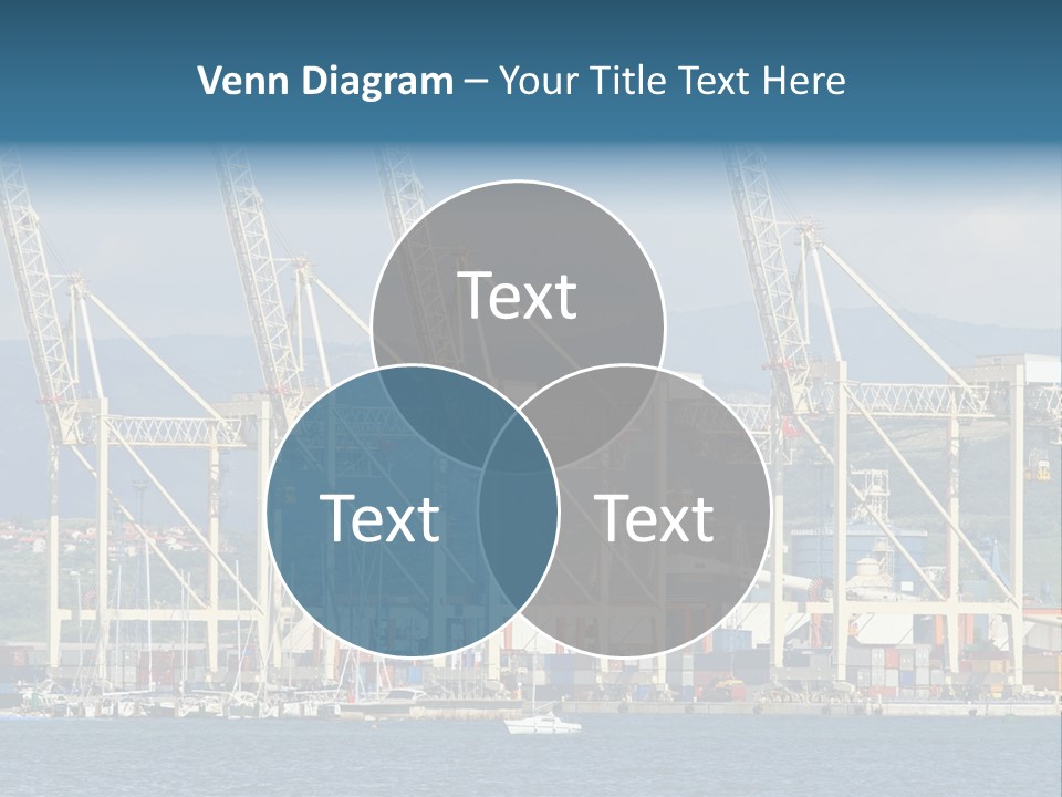 Dock Crane Port PowerPoint Template