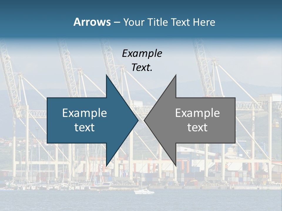 Dock Crane Port PowerPoint Template