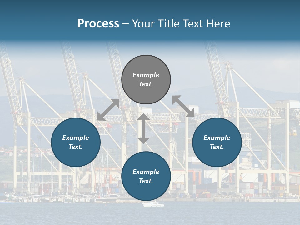 Dock Crane Port PowerPoint Template