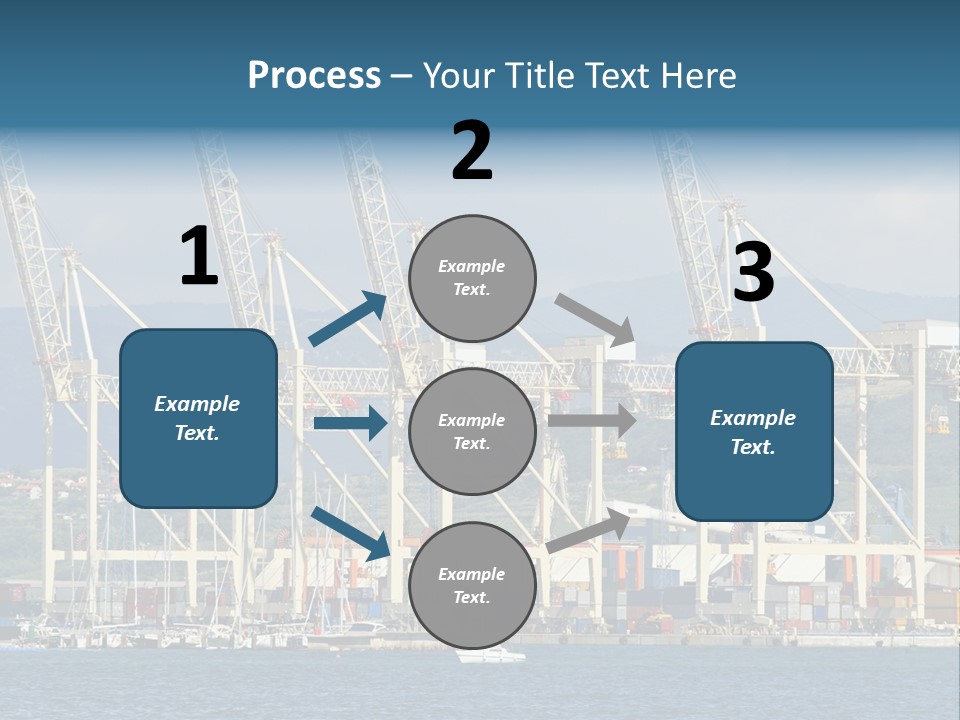 Dock Crane Port PowerPoint Template