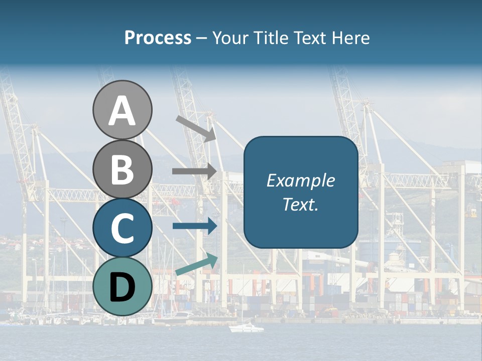 Dock Crane Port PowerPoint Template
