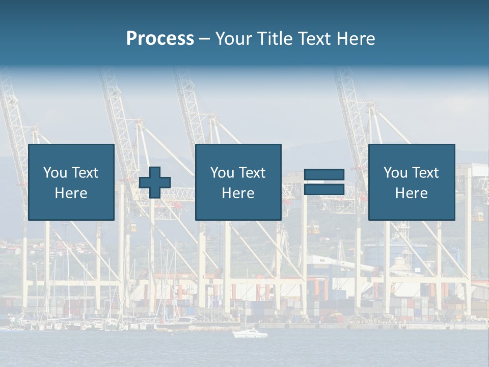 Dock Crane Port PowerPoint Template