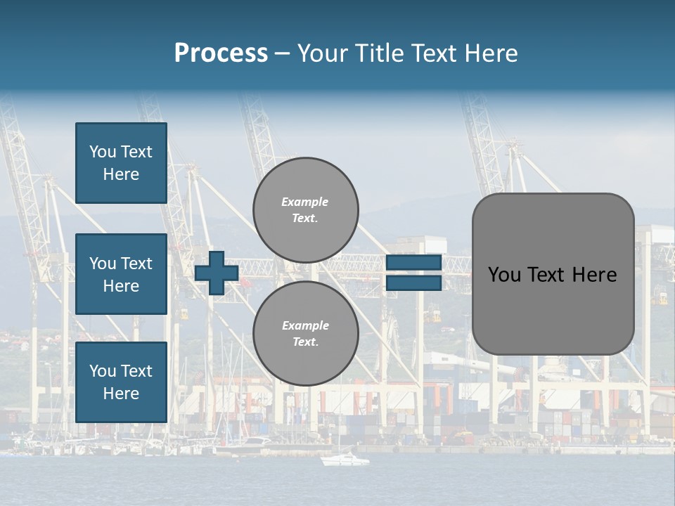 Dock Crane Port PowerPoint Template