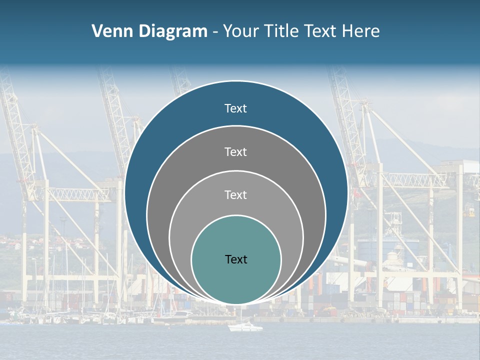 Dock Crane Port PowerPoint Template