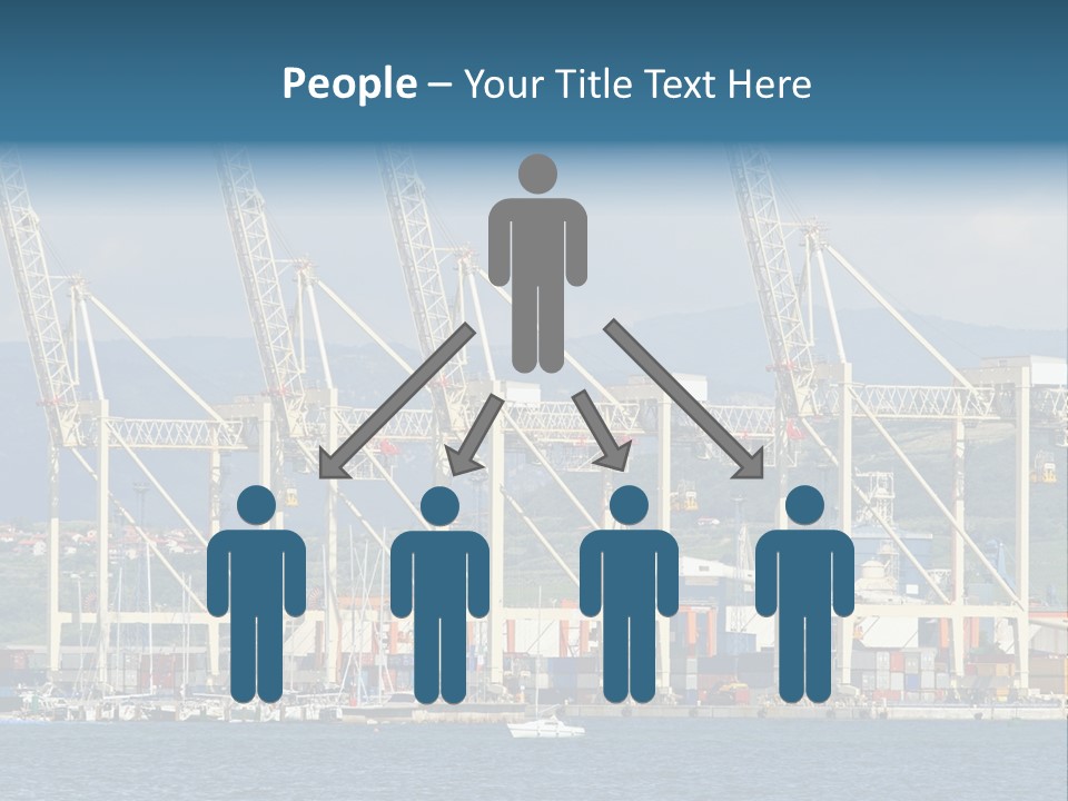 Dock Crane Port PowerPoint Template
