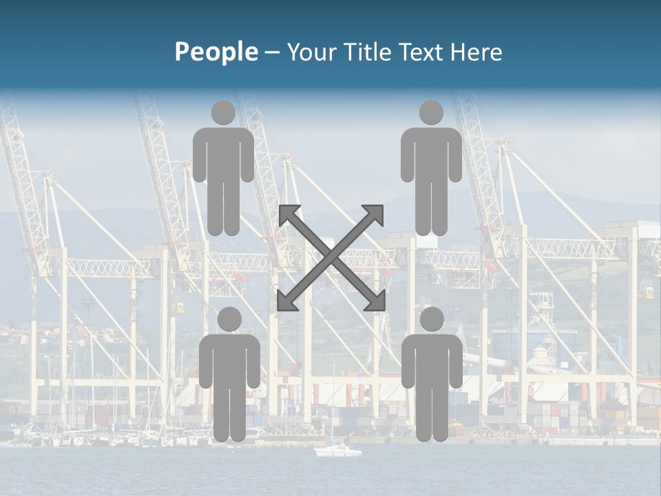 Dock Crane Port PowerPoint Template