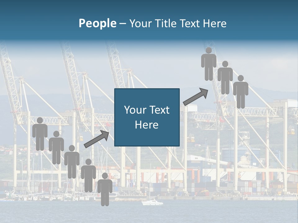 Dock Crane Port PowerPoint Template