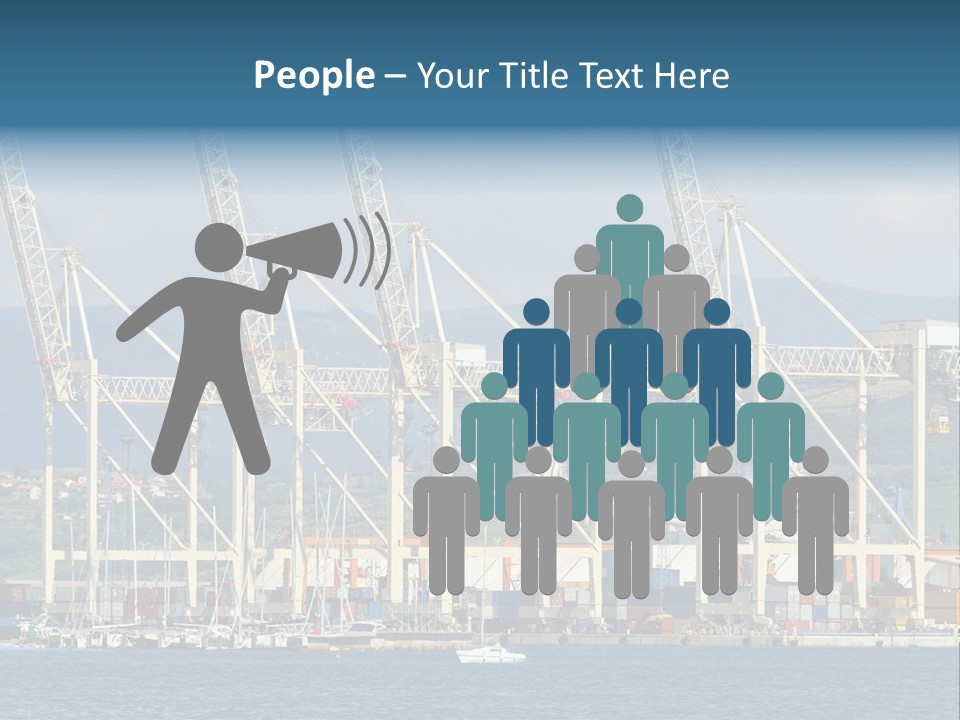 Dock Crane Port PowerPoint Template