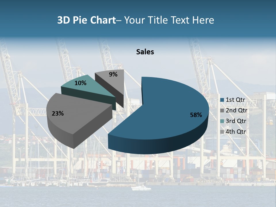 Dock Crane Port PowerPoint Template