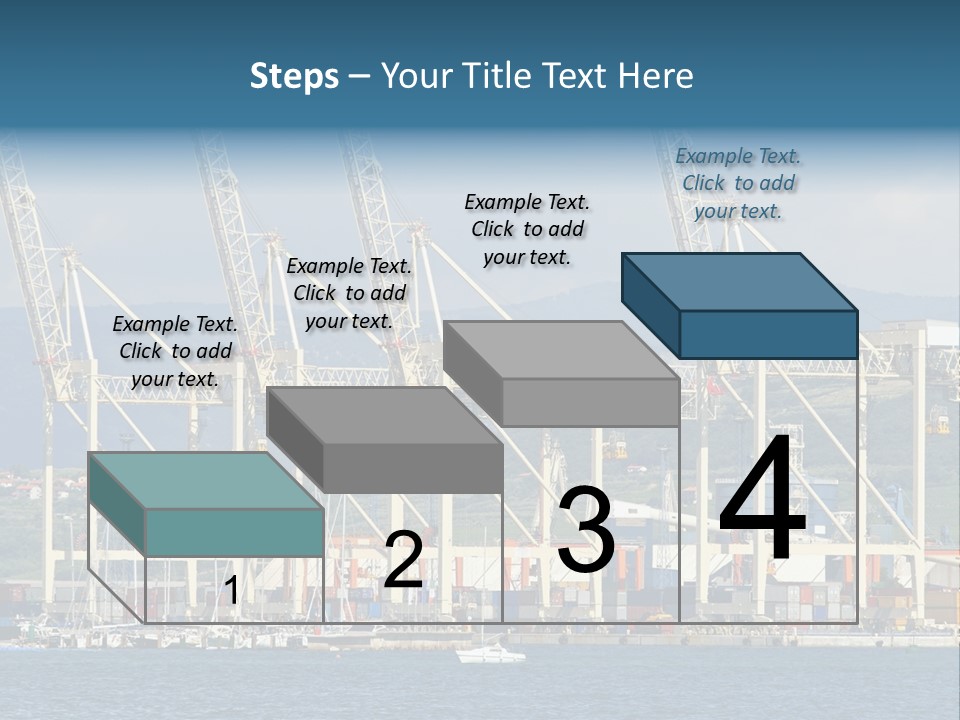 Dock Crane Port PowerPoint Template