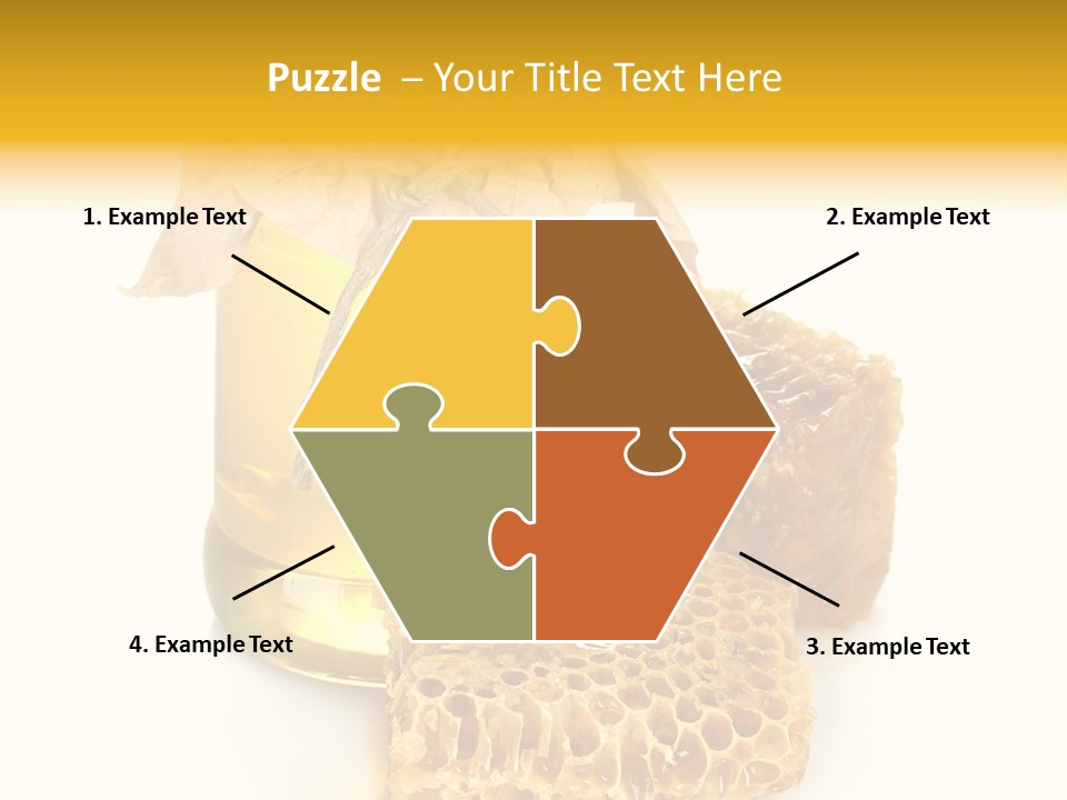 Nutritional Floral Beeswax PowerPoint Template
