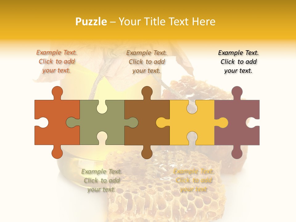 Nutritional Floral Beeswax PowerPoint Template