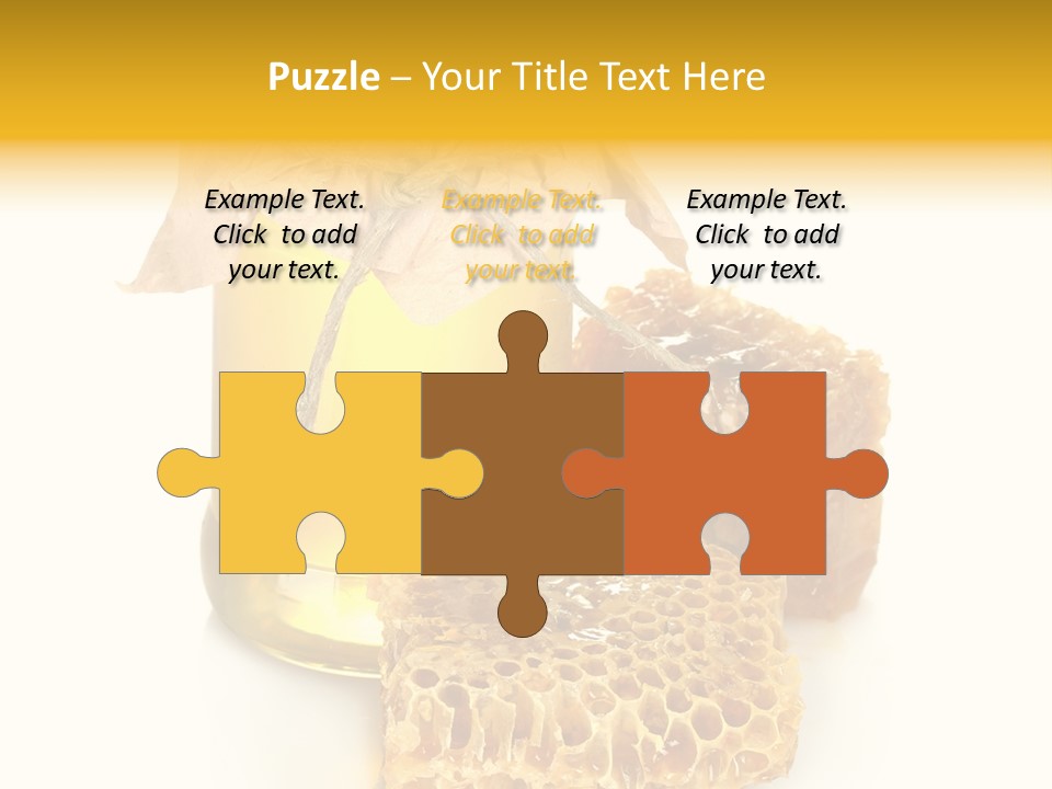 Nutritional Floral Beeswax PowerPoint Template