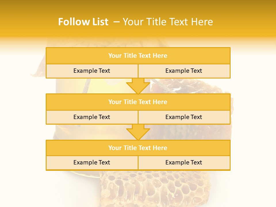 Nutritional Floral Beeswax PowerPoint Template