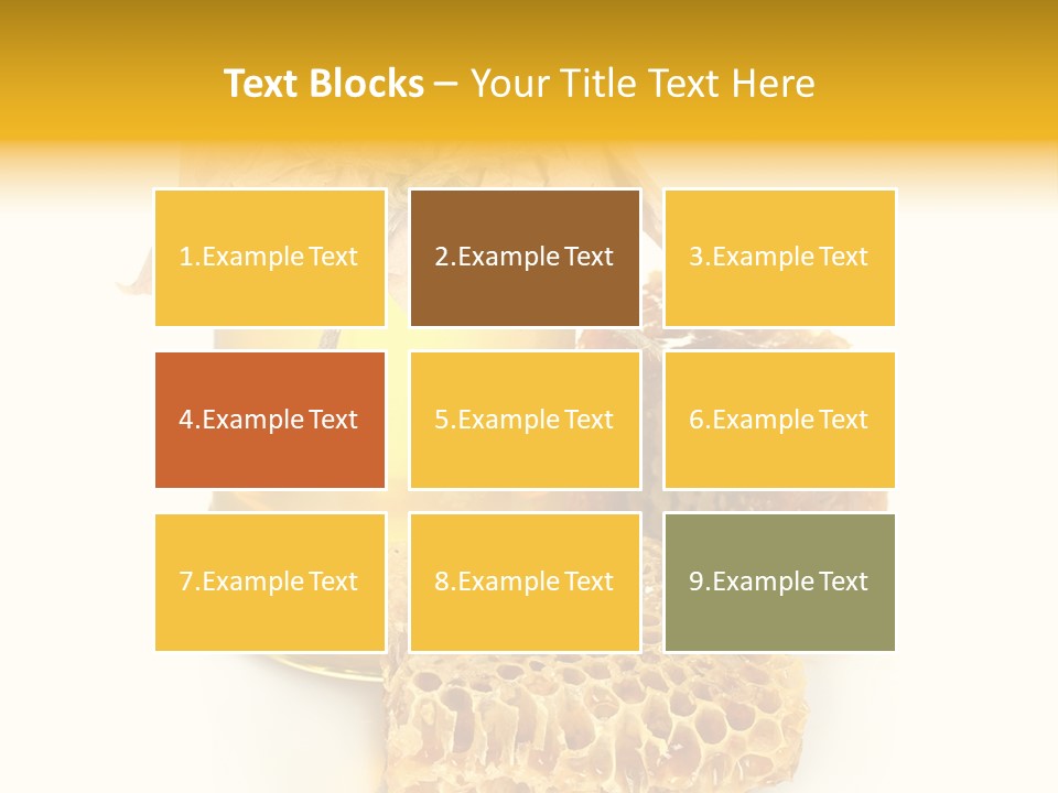 Nutritional Floral Beeswax PowerPoint Template