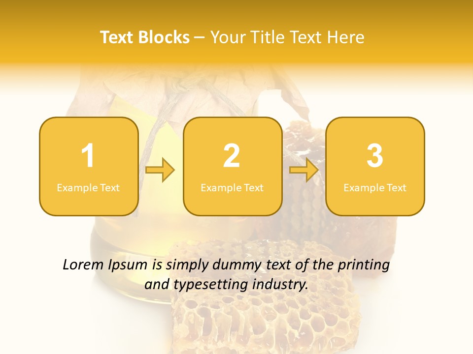 Nutritional Floral Beeswax PowerPoint Template