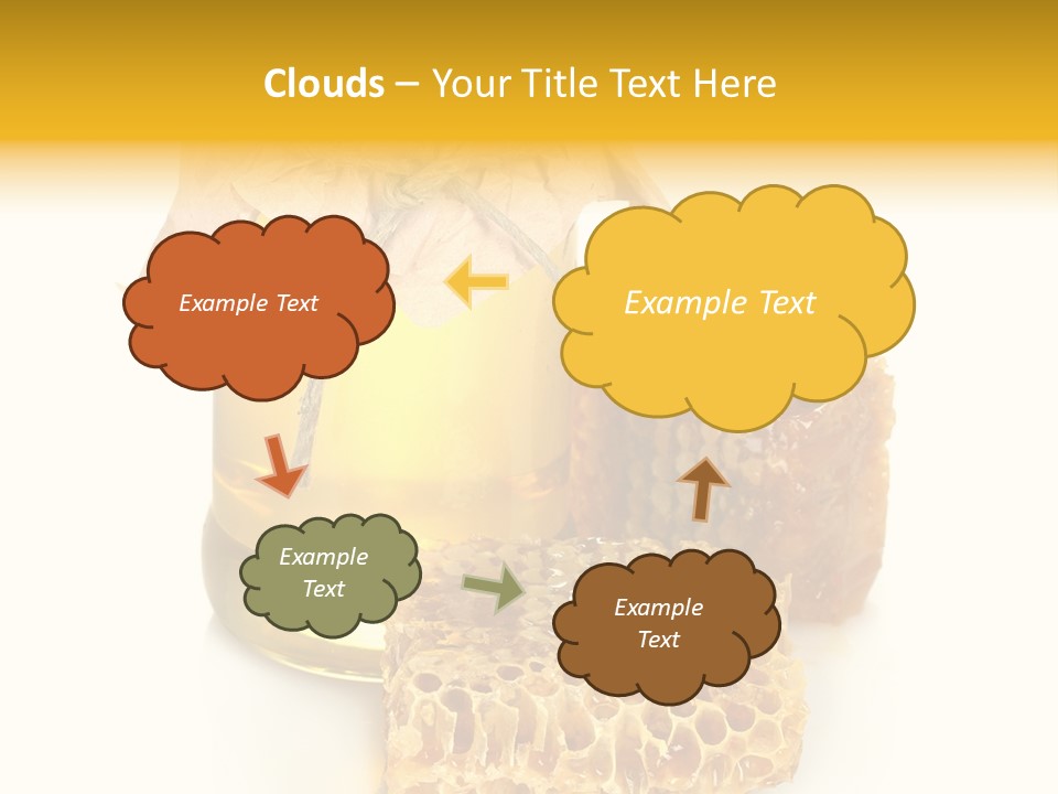 Nutritional Floral Beeswax PowerPoint Template
