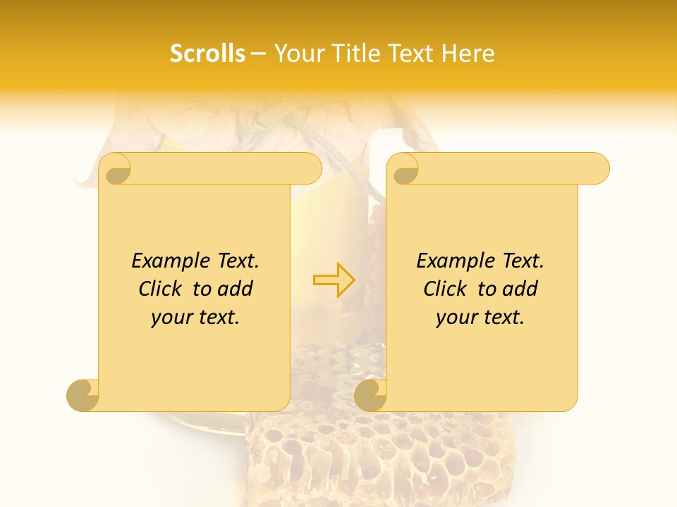 Nutritional Floral Beeswax PowerPoint Template