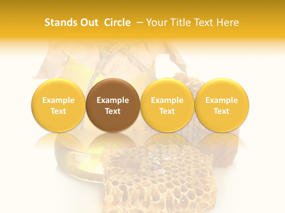 Nutritional Floral Beeswax PowerPoint Template