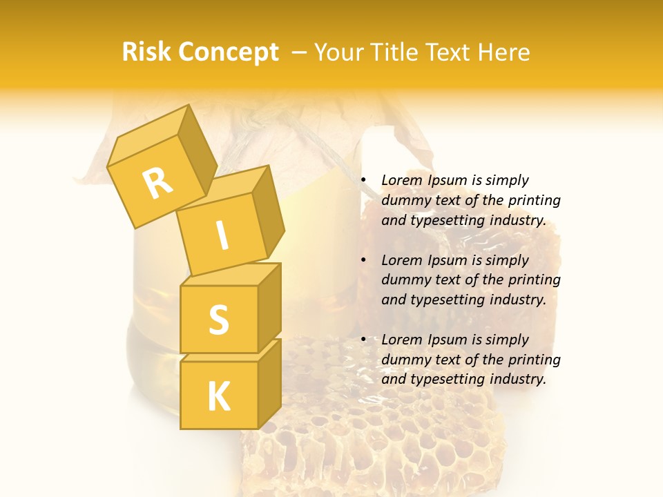 Nutritional Floral Beeswax PowerPoint Template