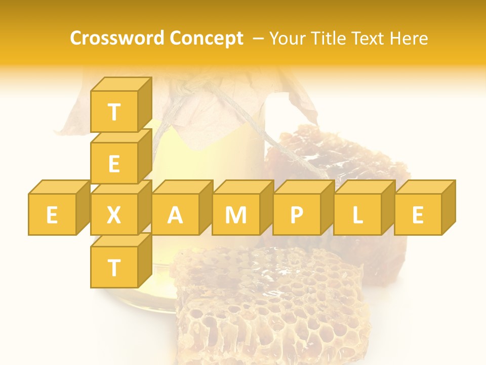 Nutritional Floral Beeswax PowerPoint Template
