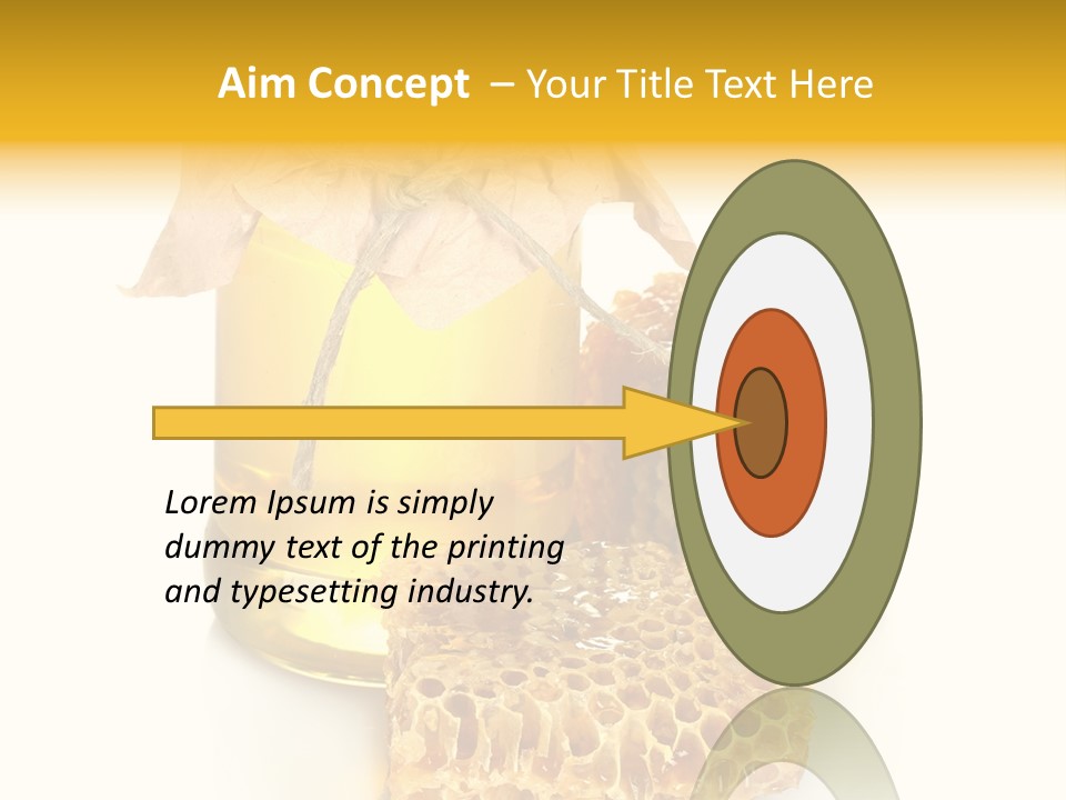 Nutritional Floral Beeswax PowerPoint Template