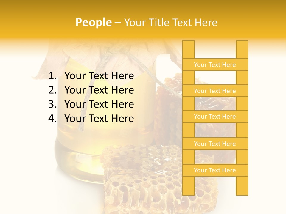 Nutritional Floral Beeswax PowerPoint Template