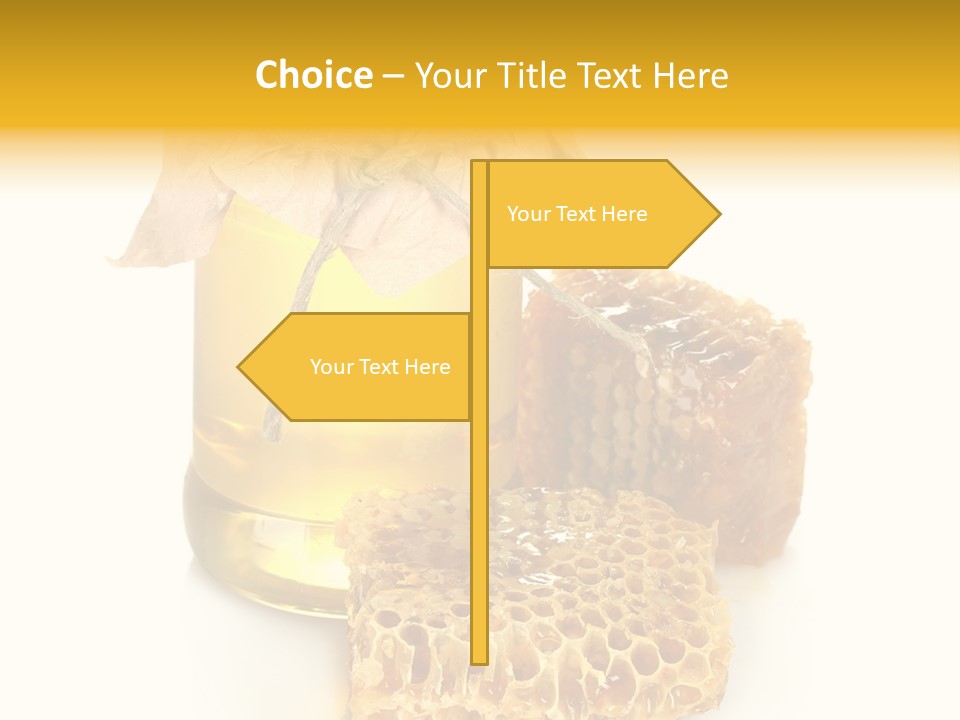 Nutritional Floral Beeswax PowerPoint Template