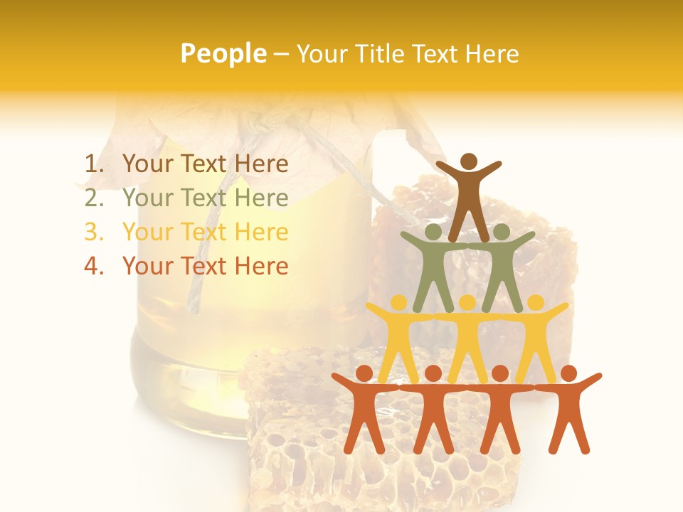 Nutritional Floral Beeswax PowerPoint Template