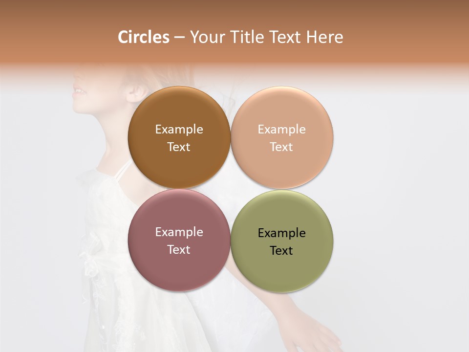 Expression Child Blond PowerPoint Template
