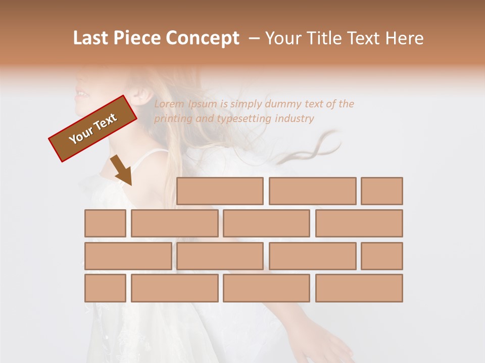 Expression Child Blond PowerPoint Template